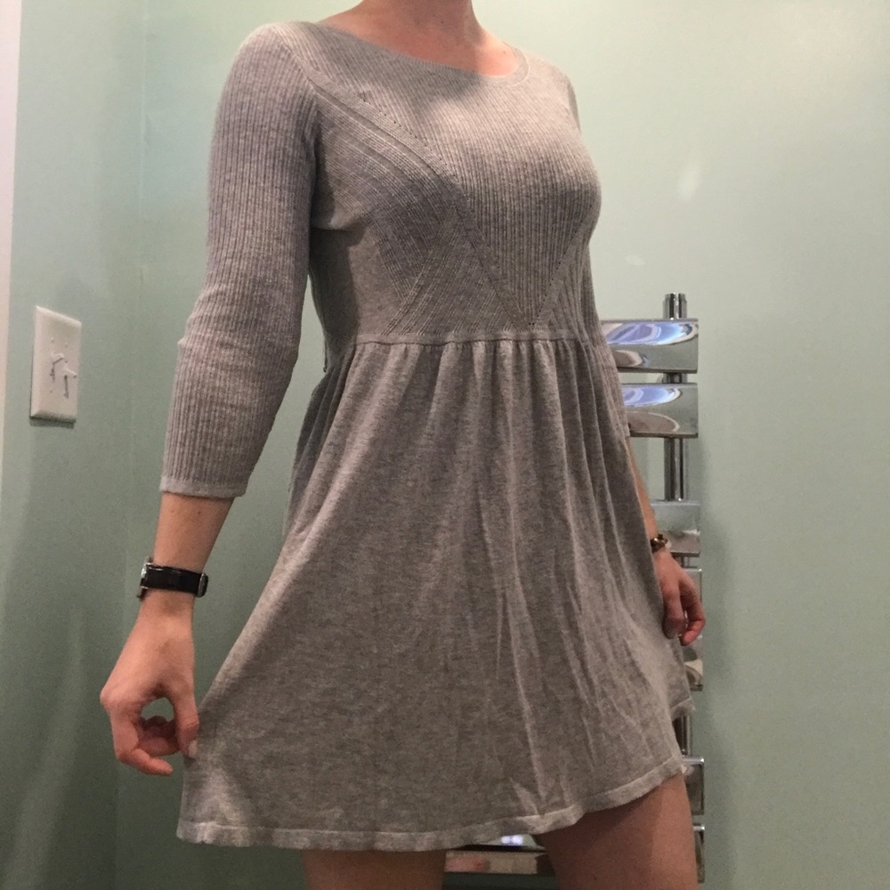American Eagle long sleeve dress size M in grey
